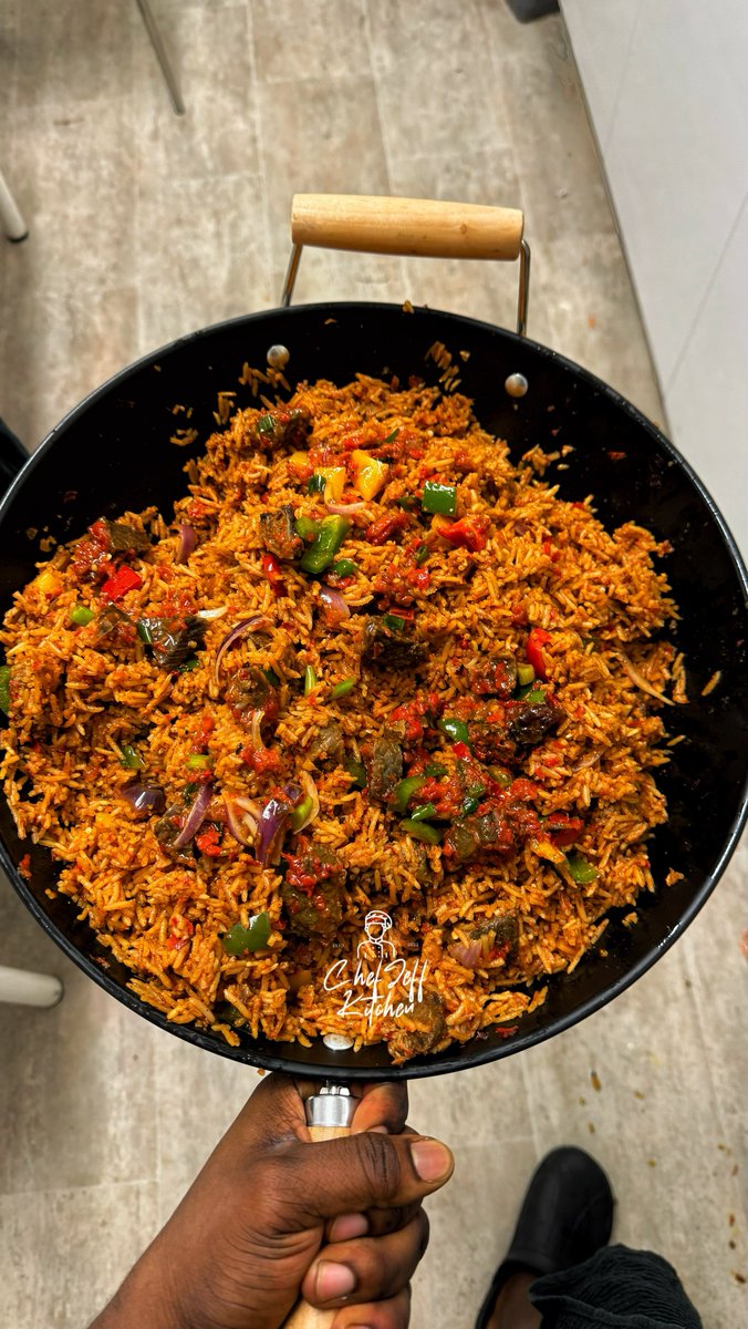 How do you like your Jollof Rice? #Foodislove