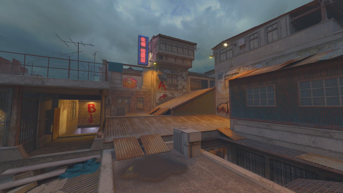 YtJinqs's tweet image. Wanted to showcase a bit where Vantage (formerly known as kurai) is going these days! Also playable on @MapcoreHub on @FACEIT.

I am reworking (or going to) most buildings and interiors on the map to try and elevate it to that next level💯 
#CS2 #counterstrike2 #leveldesign #csgo