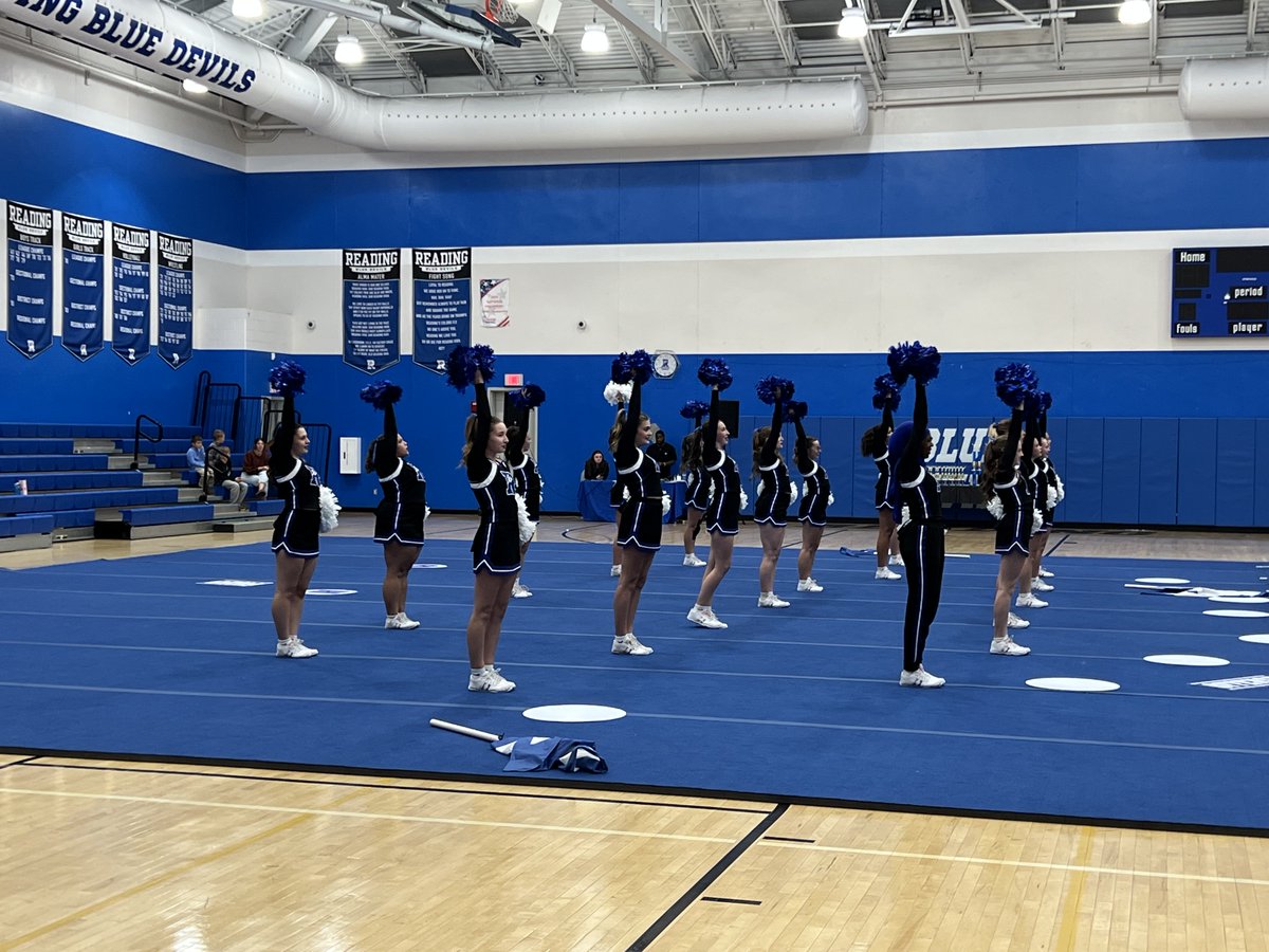 The RHS Game Day routine was on point! Great job ladies! #GoRBD