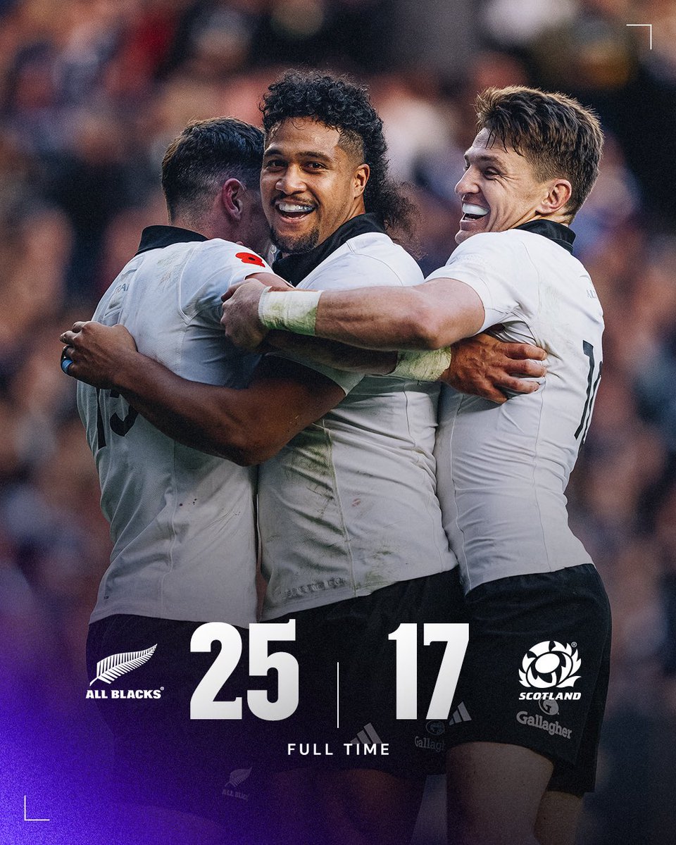 AllBlacks's tweet image. We get it done at Murrayfield 🖤
