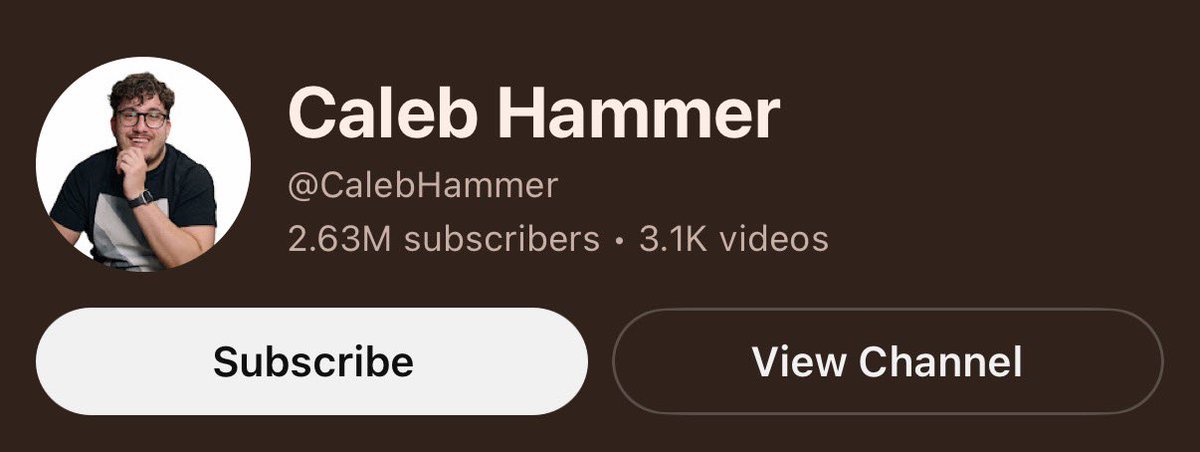 I think he’s doing pretty good for himself lol