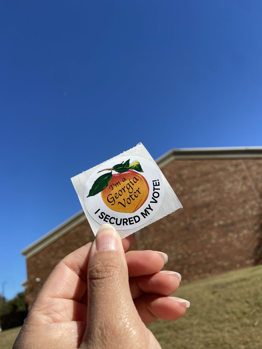 EricaDeniseGa's tweet photo. We're heading into the final week of #EarlyVoting for the Nov. 18 #SpecialElection for #Georgia State Senate #District35. TODAY is the last chance to vote on a Saturday during the period!

Make a plan to vote! Share your #IVoted Stickers &amp; tag me! #PostThePeach

#EricaDeniseForGA https://t.co/qp3LXpX5Df