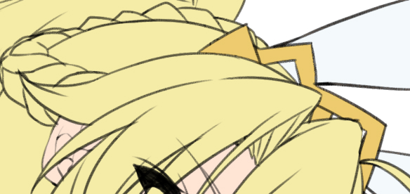 抱き枕作業の合間に… 