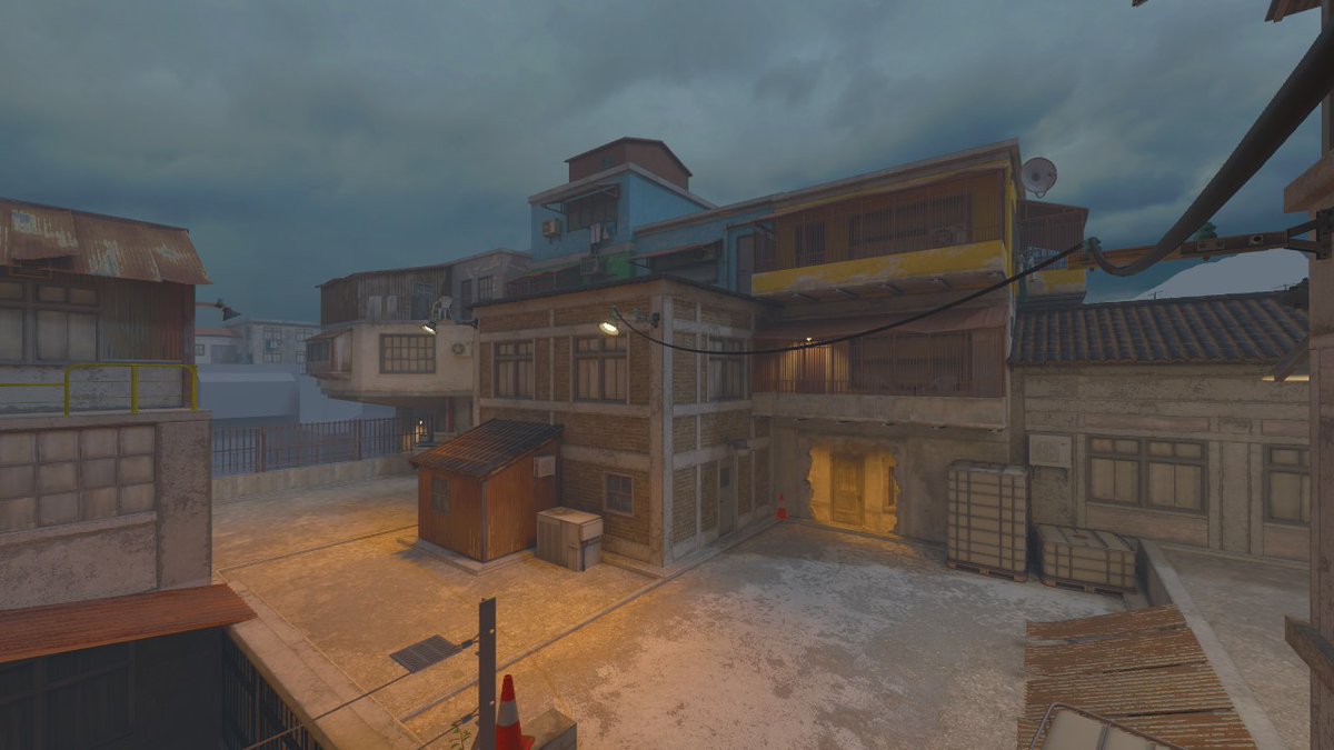 YtJinqs's tweet image. Wanted to showcase a bit where Vantage (formerly known as kurai) is going these days! Also playable on @MapcoreHub on @FACEIT.

I am reworking (or going to) most buildings and interiors on the map to try and elevate it to that next level💯 
#CS2 #counterstrike2 #leveldesign #csgo