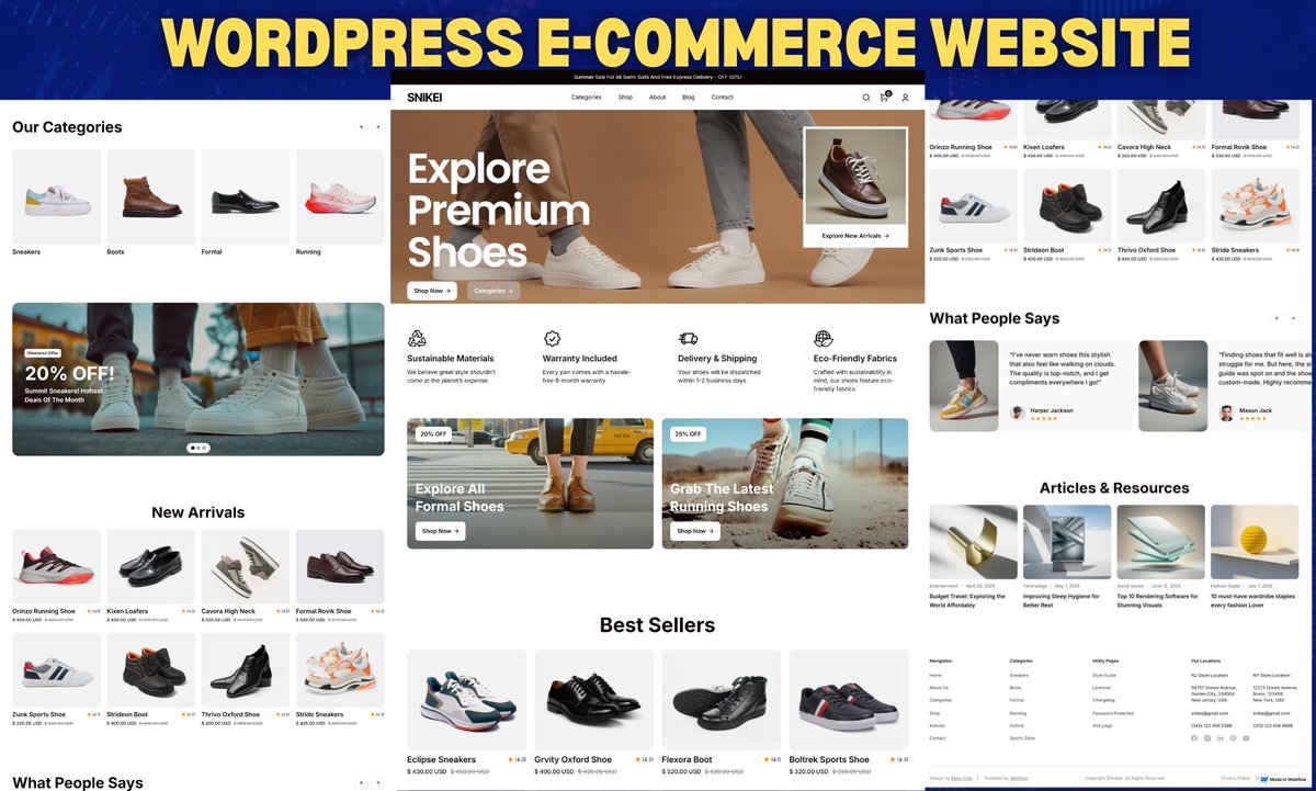 Just wrapped up a few new WordPress ECommerce projects!

✅ Smooth checkout &amp; secure payments
✅ Fast, SEO-friendly, and built to convert

⏩Contact Me:
WhatsApp: tiny.cc/utpolkumardev
Telegram: tiny.cc/utpolkumardeve

#WordPress #Ecommerce #WebDesign #WooCommerce #OnlineStore