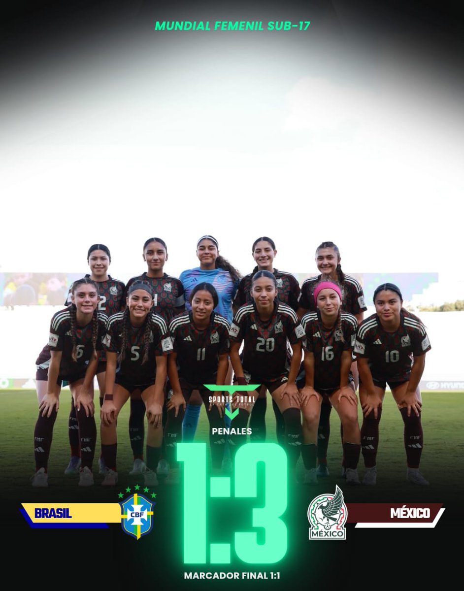 México derrotó a Brasil y consigue el Tercer Lugar en el Mundial femenil sub-17