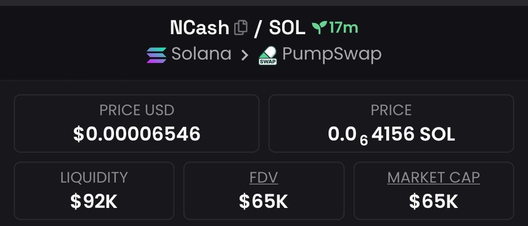 josCaraballo's tweet image. Called out #NCASH at a $65k market cap inside my private Telegram group.
#CryptoPump #Crypto #Altseason #Solana #AltcoinAlert