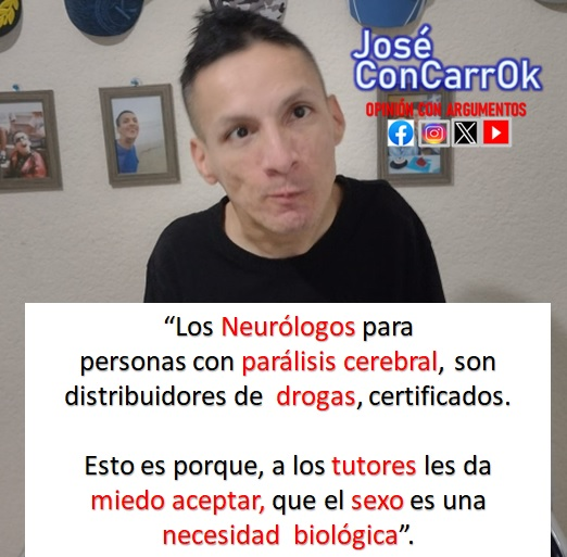 JoseConCarrOk's tweet image. En una sociedad analfabeta en el tema #discapacidad, se ve mejor decir “fui al doctor con mi hijo (a) a Neurología, en vez de decir es la persona que le ayuda sexualmente a mi hijo (a).”

Pero somos una sociedad de mente abierta e incluyente, dicen.

#PpConCarr😎👣