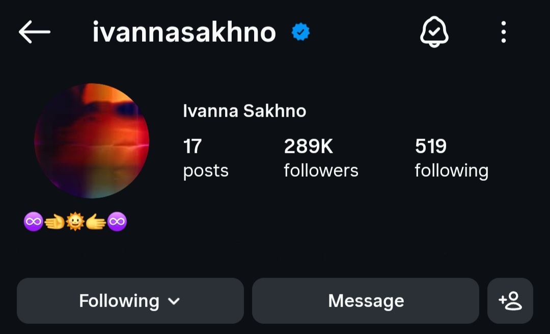 New Ivanna bio 🧐