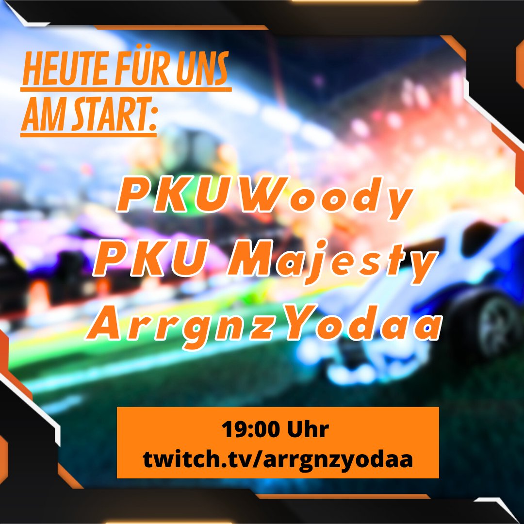 🔥 MATCHDAY🔥

 Spieltag in der <a href="/desbl/">DeSBL</a> 3vs3 Advanced League gegen das Team von FC Triffnix

Wann? Heute, 19:00 Uhr
Wo? LIVE auf Twitch.tv/arrgnzyodaa

#PKU #PKUeSportseV #esport #esports #desbl #rocketleague
