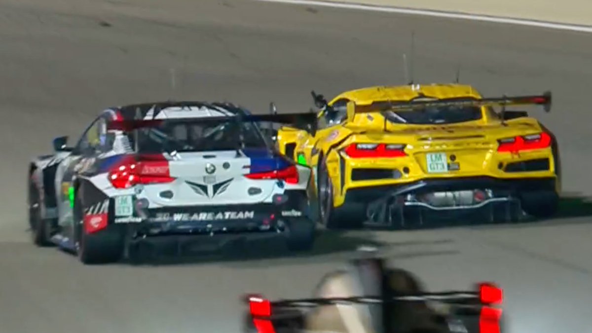 onlyendurance's tweet image. Corvette drivers giving Farfus the bird episode 2