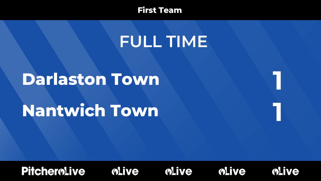 FULL TIME: Darlaston Town 1 - 1 Nantwich Town
#DARNAN #Pitchero
darlastontown1874fc.com/teams/116581/m…