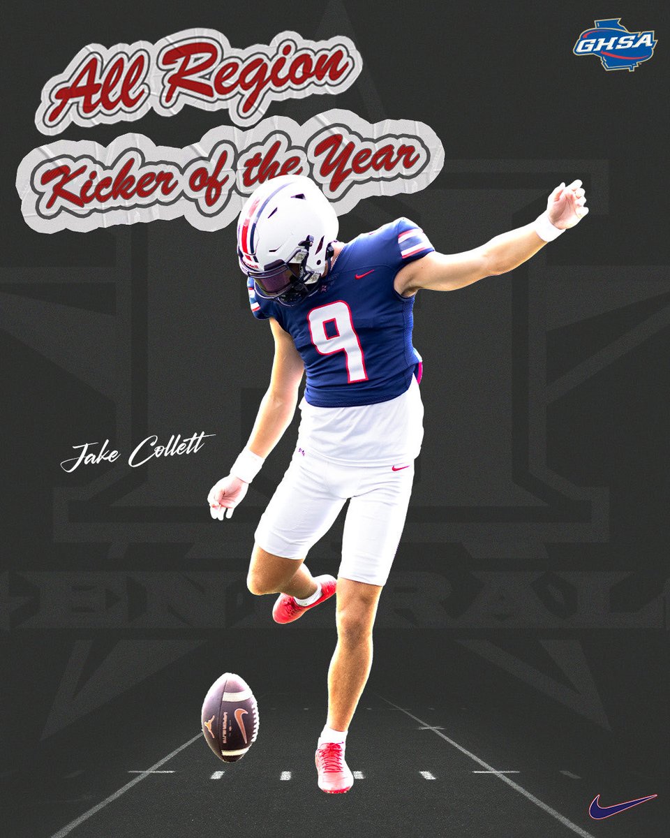 Congratulations <a href="/jakecoll08/">Jake Collett</a> for being selected as Region 7 AAA Kicker of the Year! 🦵 #TajTalent #GoGenerals <a href="/RecruitHHS/">Heritage Generals FB Recruiting</a>