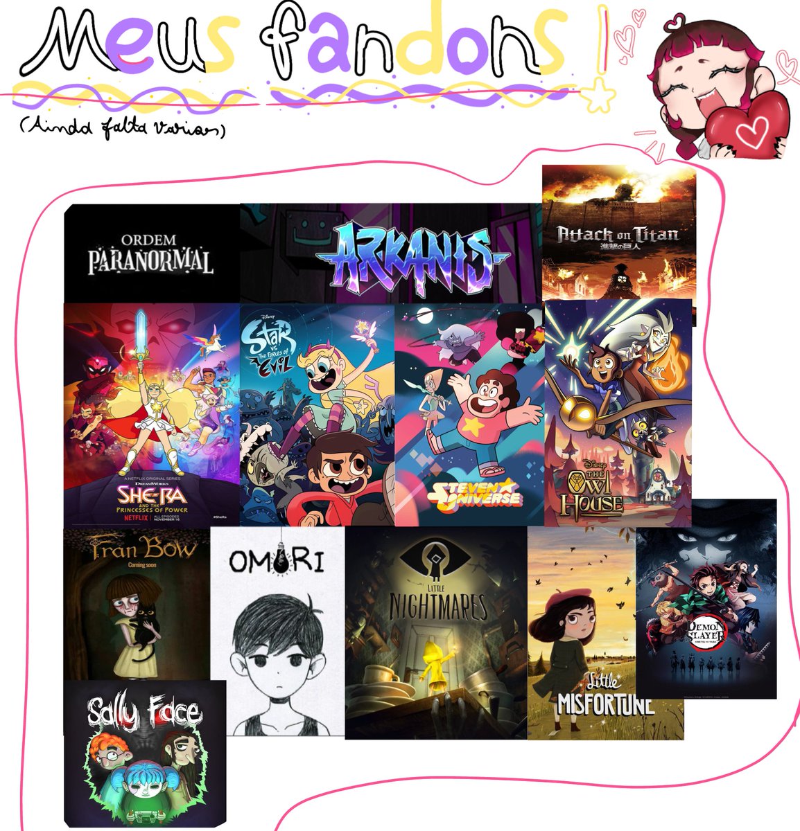 Trissi_lima's tweet photo. 𖦹.° | Percebi que tenho 300 seguidores que não sabem nada sobre mim, então fiz desenhozinhos para mostrar quem eu sou para os meus seguidores ou para quem quiser me conhecer!!! :D https://t.co/daaeaxr3v1