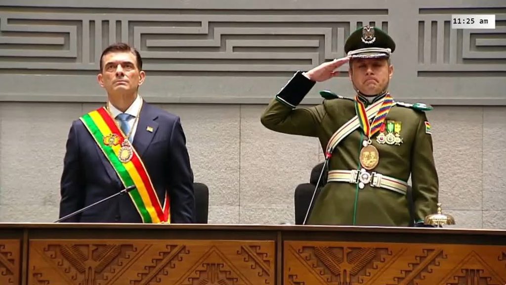 Bolivia inicia hoy una nueva etapa, tras 20 años de sumisión; hoy somos libres.
Que Dios bendiga a nuestras nuevas autoridades con sabiduría e inteligencia.