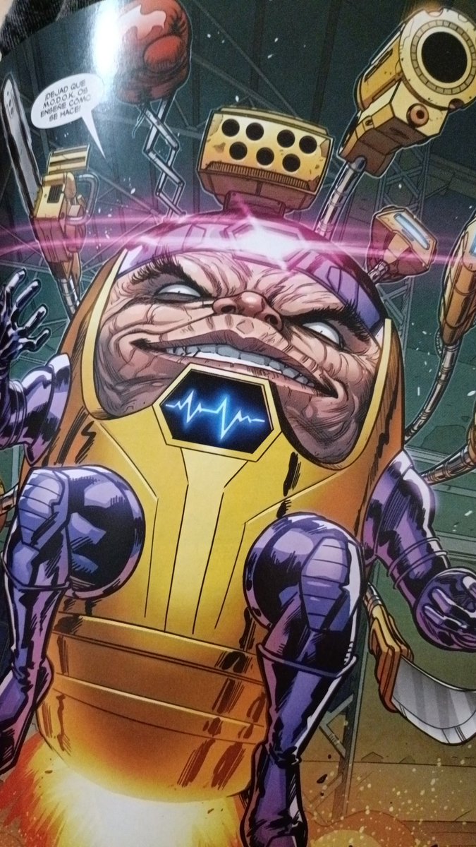 Kokee_22's tweet image. Buf no me gusta nada MODOK cada vez que lo veo en un comic. Ni el diseño, ni sus tramas, ni su historia. No es para mí (espero algún día poder conectar con él).