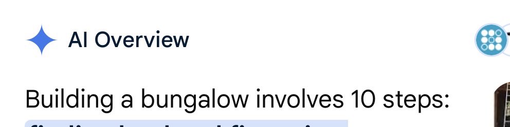 Don’t think AI knows what a bungalow is.