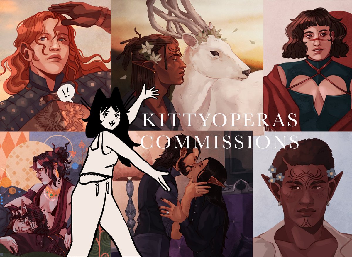 C0mmission inquiries are open! ⭐️

See below for my pricing + other information as well as the Google Form to submit if you’re interested 🦆

I’ll have 3 slots available, but I’ll be starting a waitlist should those fill!