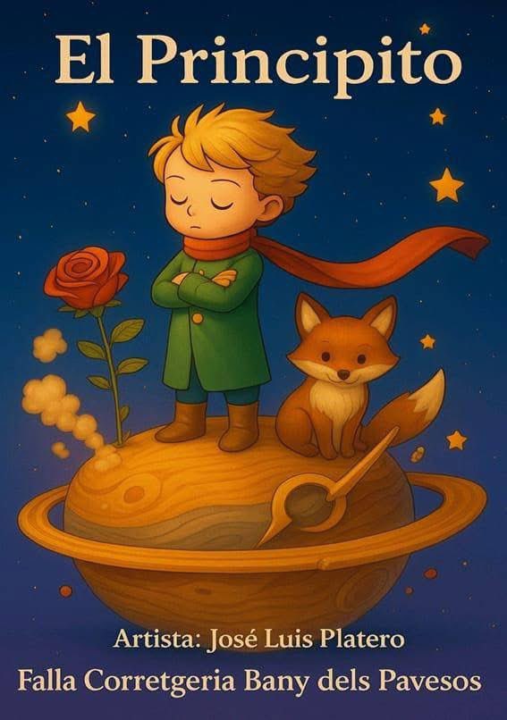 SECCIÓN 16

BOCETO FALLA INFANTIL CORRETGERIA-BANY DELS PAVESOS

ARTISTA: JOSÉ LUIS PLATERO

LEMA: EL PRINCIPITO

#fallas #falles