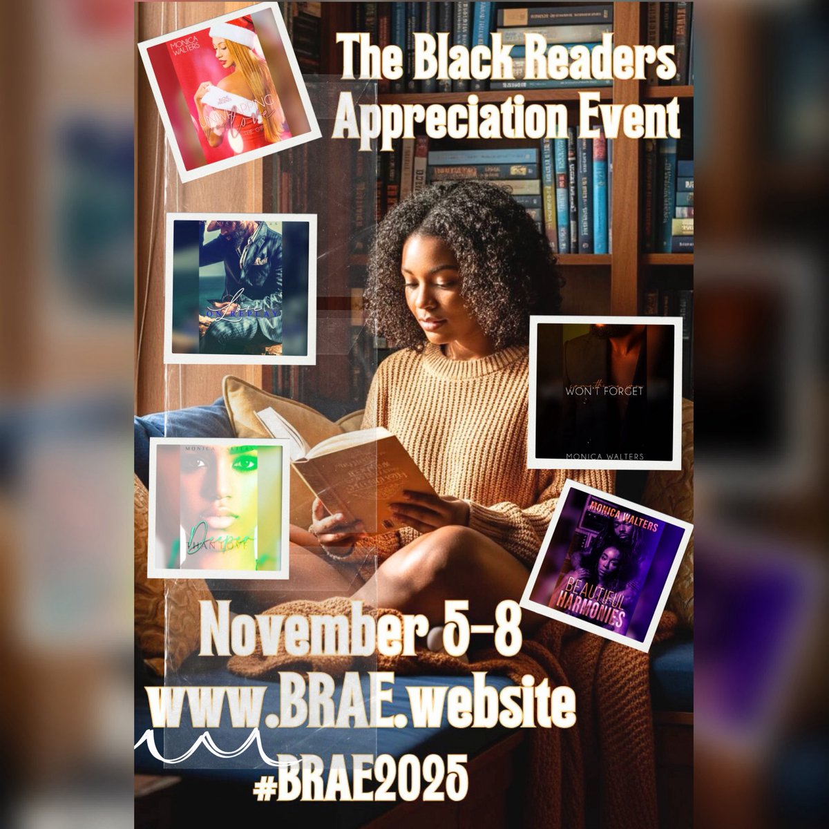 Today is the last day to get these FREE ebooks! All of these are on the BRAE site, along with hundreds of others!

brae.website
 
My books are as follows:

Unwrapping Your Love: The Gift 
Beautiful Harmonies 
Love on Replay 
Deeper Than Love 
Something You Won’t Forget