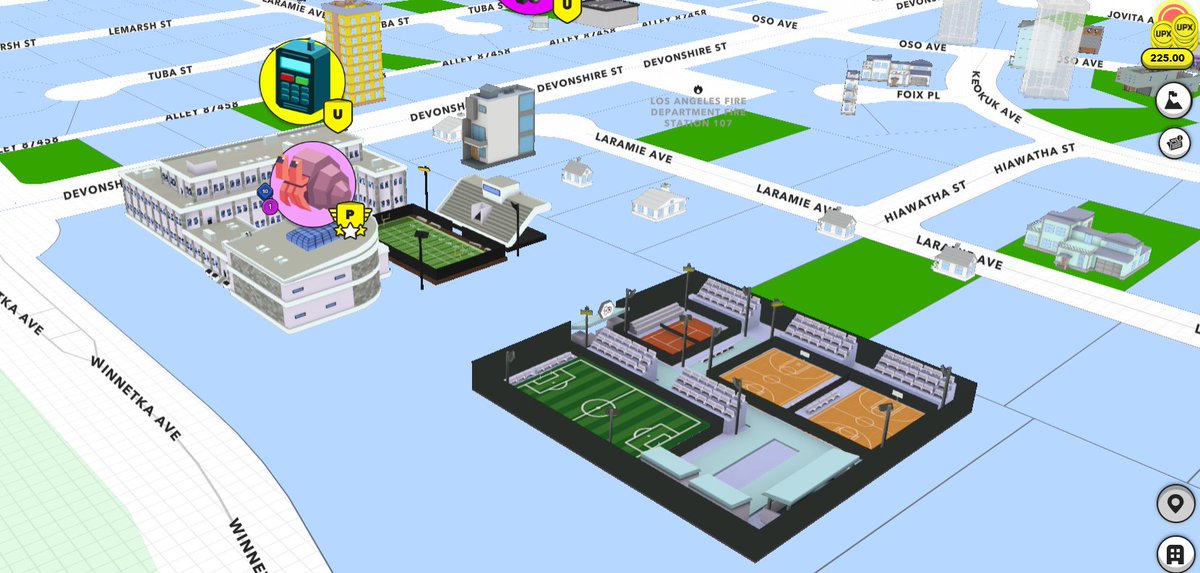 Sport facilities built by ProspectGold, one of the biggest contributors to the neighborhood. Many thanks!