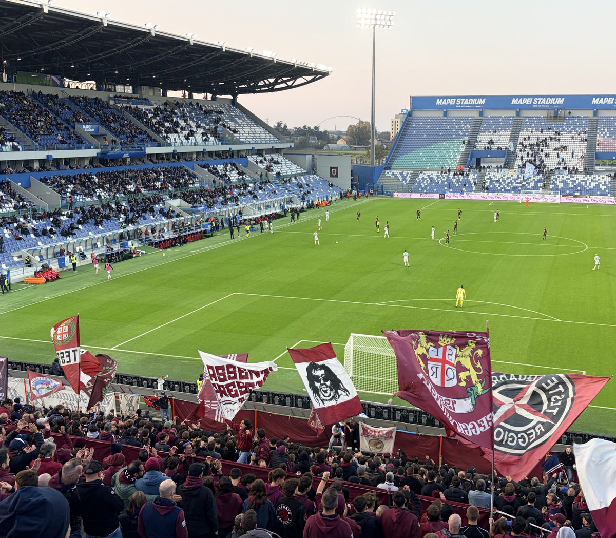 Back in Italy for a weekend of calcio. Not much to say about this game except it’s another ground ticked off! 

Onto Bologna tomorrow. Very excited.  

AC Regianna vs Virtus Entella
Serie B - Ground 415 🏟️