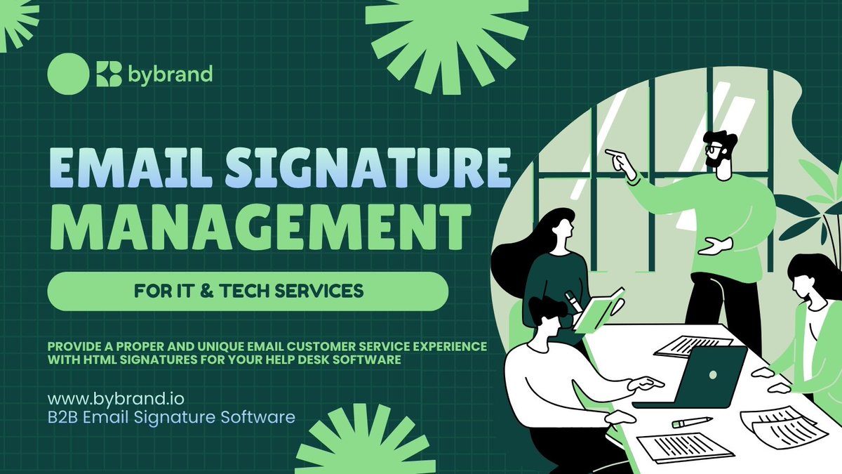 bybrandio's tweet image. ⚙️ Simplify IT communication with branded email signatures.
Boost your help desk’s professionalism &amp;amp; consistency.
👉 bybrand.io/solutions/help…
#Bybrand #EmailSignature #TechServices #HelpDesk #Branding