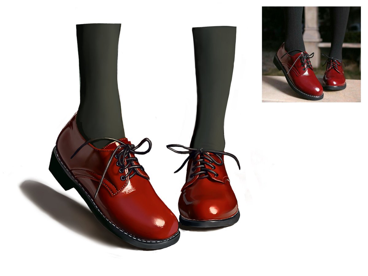 vvzajj's tweet photo. Here's a shoes study that i did recently 
#art https://t.co/GkI1IJWovB
