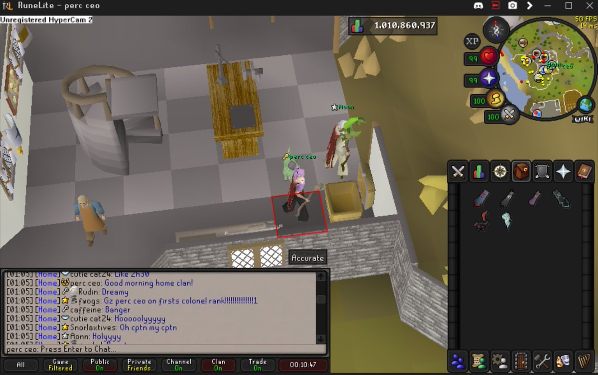 CheeseOSRS's tweet image. Finished colonel checklist for @HomeOSRS 
its been a wonderful two years and many more to come!