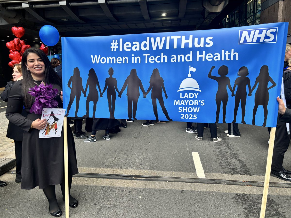 A day to remember ! I was so honoured to walk in the lady mayor show procession today , an 800 year old tradition!  along with 200 strong women representing women leading the feild in health and tech ! We need to continue working together to move the feild forward #leadWithus