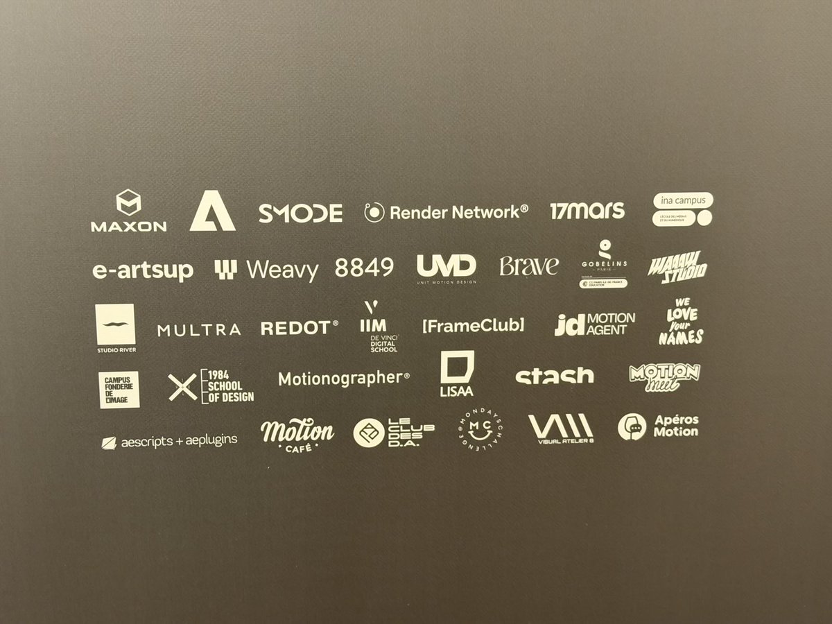 rendernetwork's tweet photo. Live from @Mo_Plus_Design in Paris! We’re meeting motion designers, sharing workflow tips, and handing out Render credits so you can test out the @rendernetwork on your next project.

Come find our team and say hi! https://t.co/QxyYnxPzjL