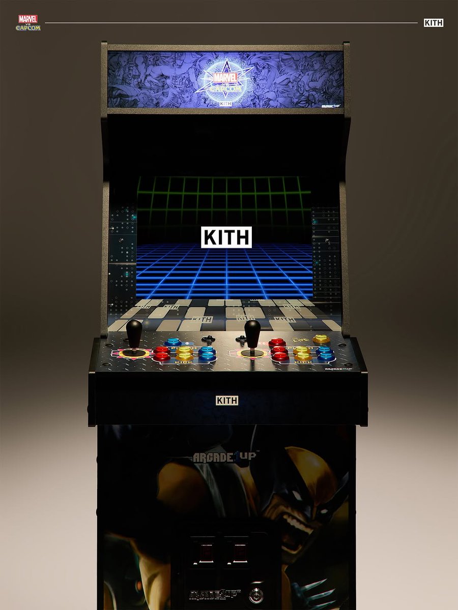 JustFreshKicks's tweet image. Kith x Arcade1Up "Marvel vs. Capcom" Gaming Machine 🕹️ 

🗓️ November 10th
💰 $895