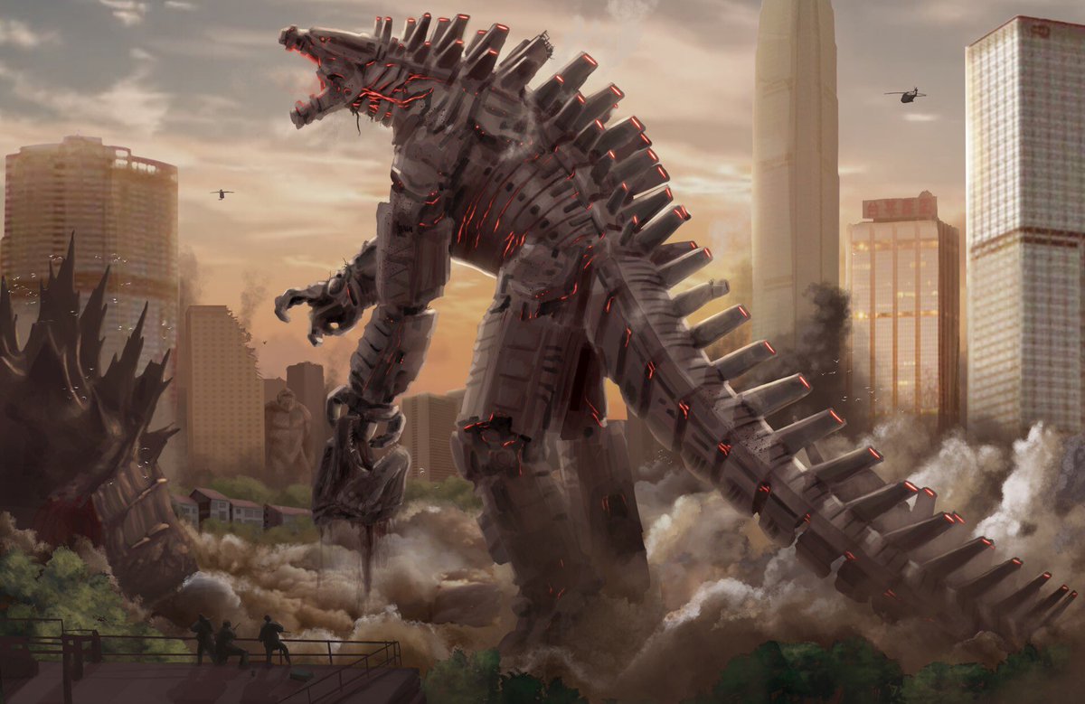 Mr_goji54's tweet image. In another life, Mechagodzilla won… 

Credit: Owen Kellen