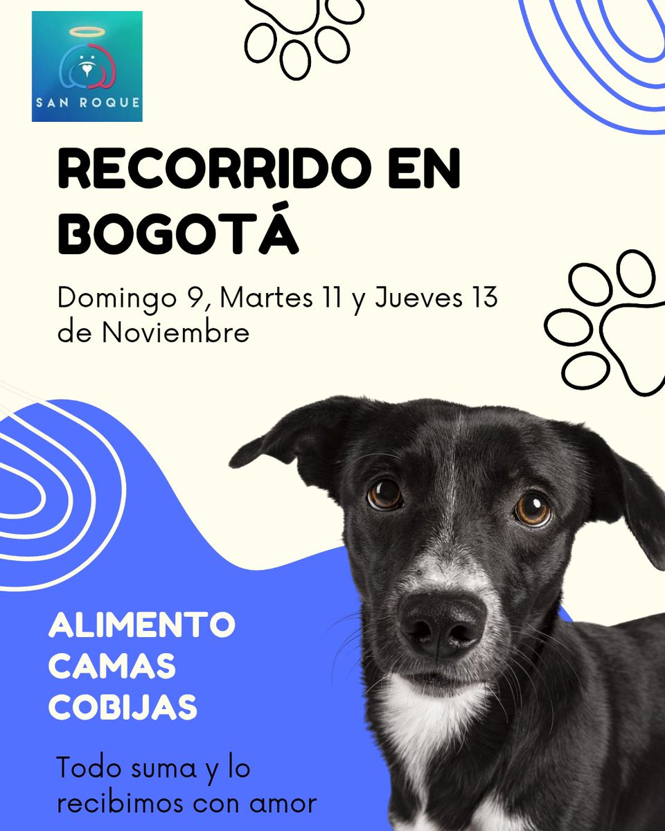 FundacionLucila's tweet image. 📢 ¡Atención Bogotá! Recorridos de donaciones 🐶❤️

Este domingo 9 de noviembre, martes 11 de noviembre y jueves 13 de noviembre estaremos realizando recorridos en Bogotá 🚙 para recoger donaciones destinadas a nuestros perritos rescatados.

🦴 Necesitamos alimento para perro de…