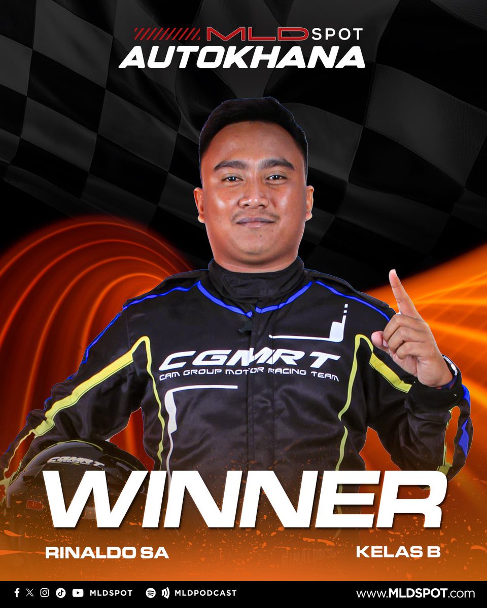 MLDSPOT's tweet image. CONGRATULATIONS BUAT JUARA KITA DI MLDSPOT AUTOKHANA PUTARAN 5 BANDUNG🔥

#MLDSPOT #SpotNongkrongDigital #AnakNongkrongMLD #MLDSPOTAutokhana #Autokhana2025 #BurnYourTires #MLDSPOTEVENT