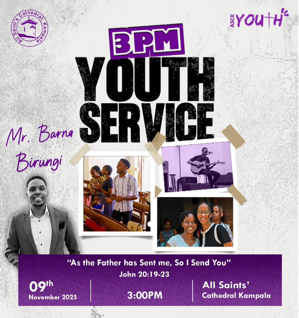 Join us for 3pm Youth Service physically at the cathedral on Sunday, 9th November 2025 at 3pm. Come with a friend !!

#ASCKYouthService #ASCKChurchOnline
