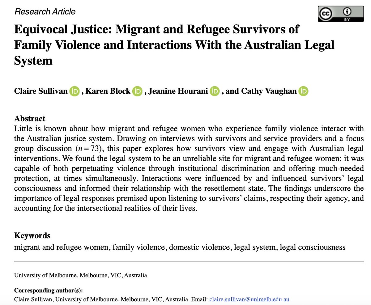 Violence Against Women Journal tweet media