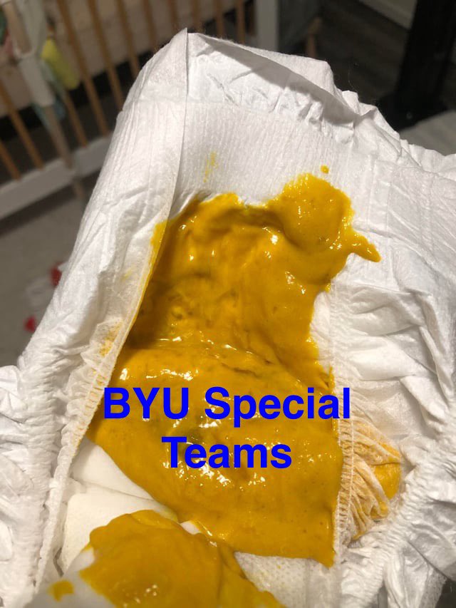 I don’t normally share this kind of stuff but I’m a little nervous. I had to change my kid’s diaper during the last break and found this- it’s bad right?