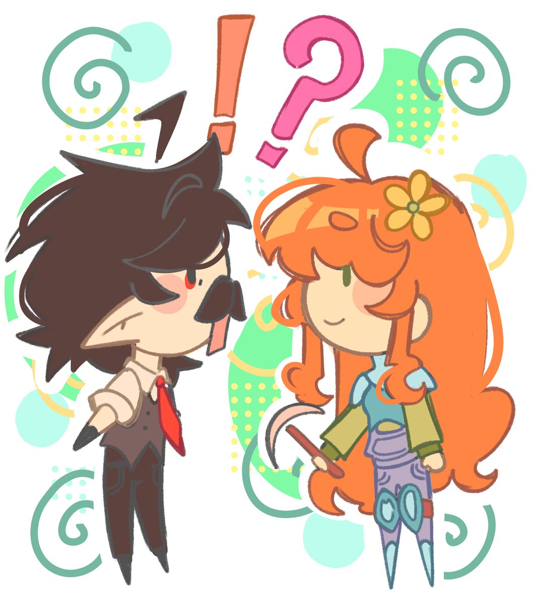 SkebTheSquid's tweet image. What strange beings
#Geminitayfanart 
#mumbojumbofanart