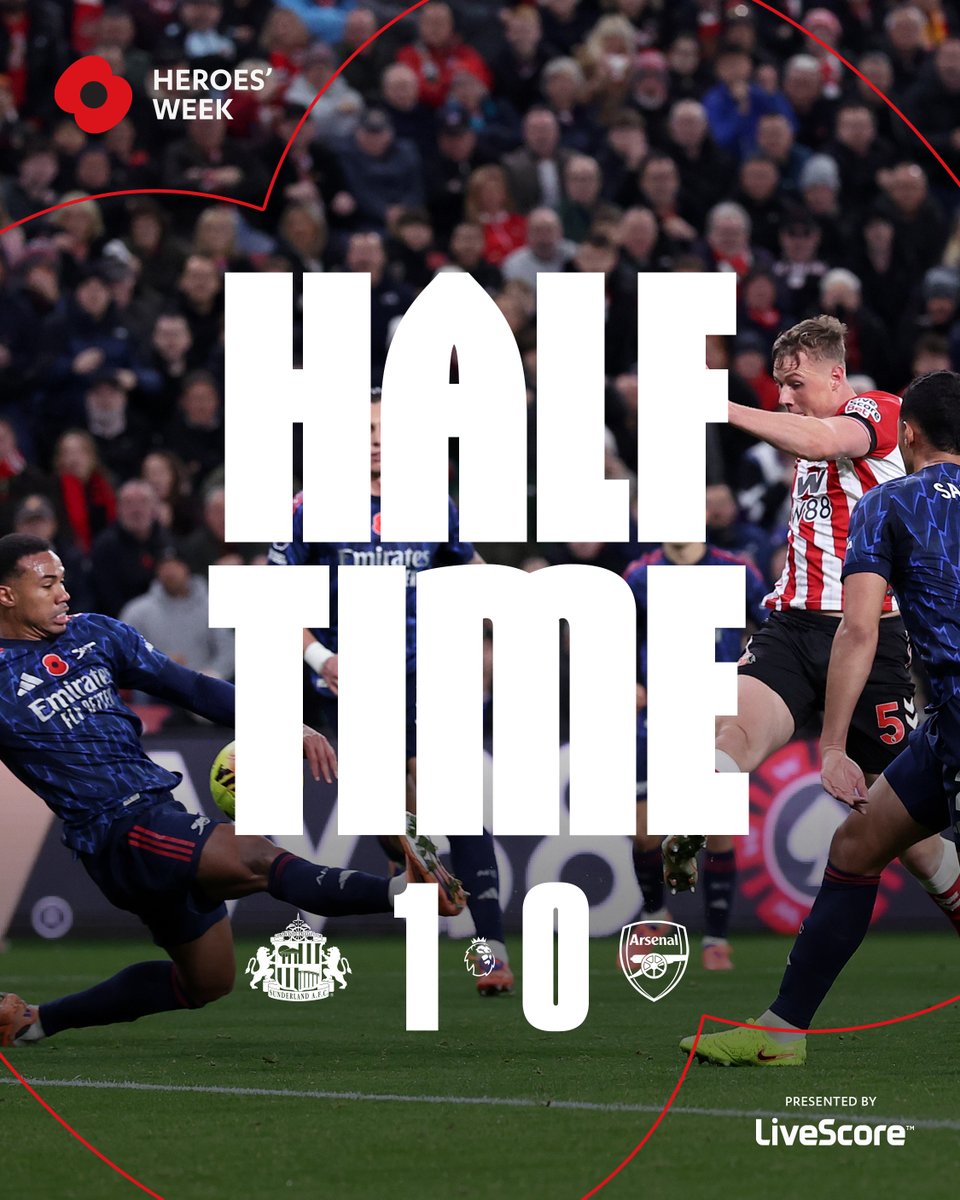 SunderlandAFC's tweet image. An outstanding 45 minutes 👏

#SUNARS