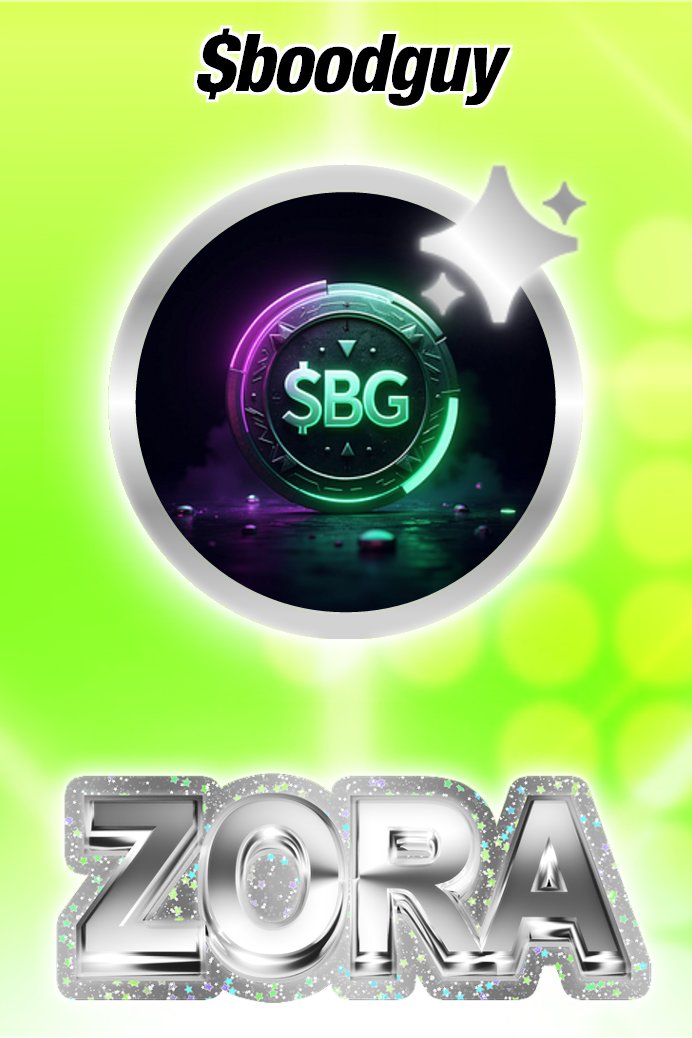 boodguyventer's tweet photo. https://t.co/FqfZnGda1C 
$BG on $ZORA https://t.co/S3KSRJC9mf