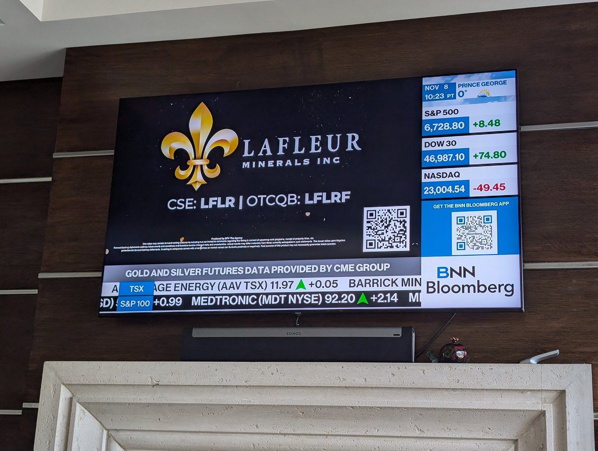 Saturday chilling and <a href="/LaFleurMinerals/">LaFleur Minerals</a> is all over BNN  .. Let's go Kal!

NEAR TERM GOLD PRODUCER IN QUEBEC

LFLR 🇨🇦LFLRF 🇺🇸