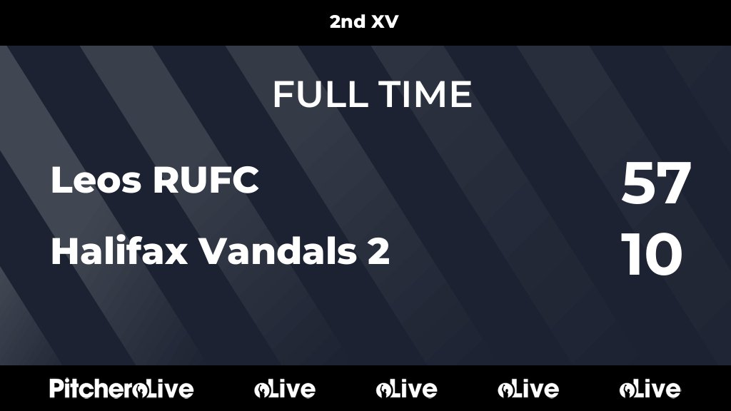 FULL TIME: Leos RUFC 57 - 10 Halifax Vandals 2
#LEOHAL #Pitchero
leodiensian.co.uk/teams/13277/ma…