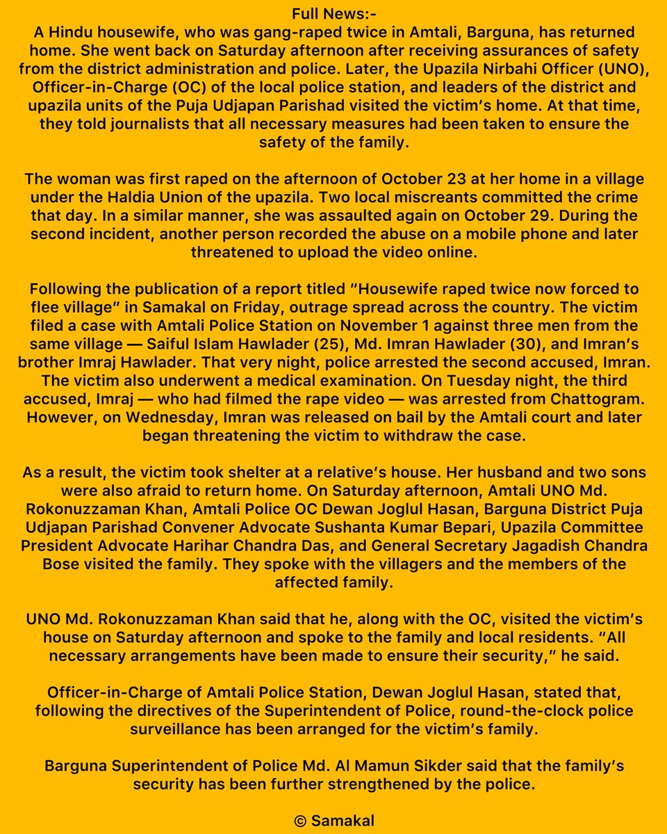 Save Bangladeshi Hindus🇧🇩 tweet media