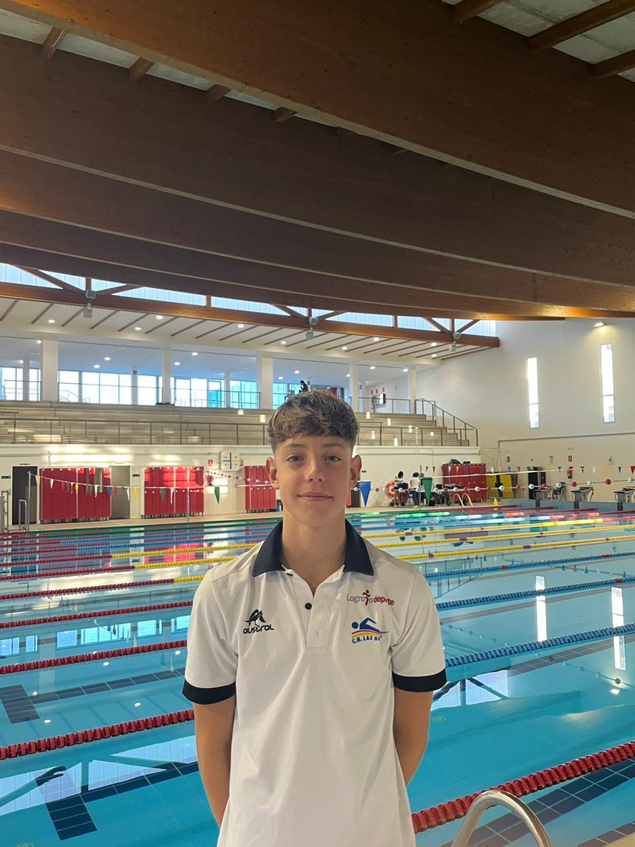 Álvaro Muñoz (10) @c_n_las_norias mejor marca de 15 años en la prueba 400 libres con un tiempo de 4:11.87