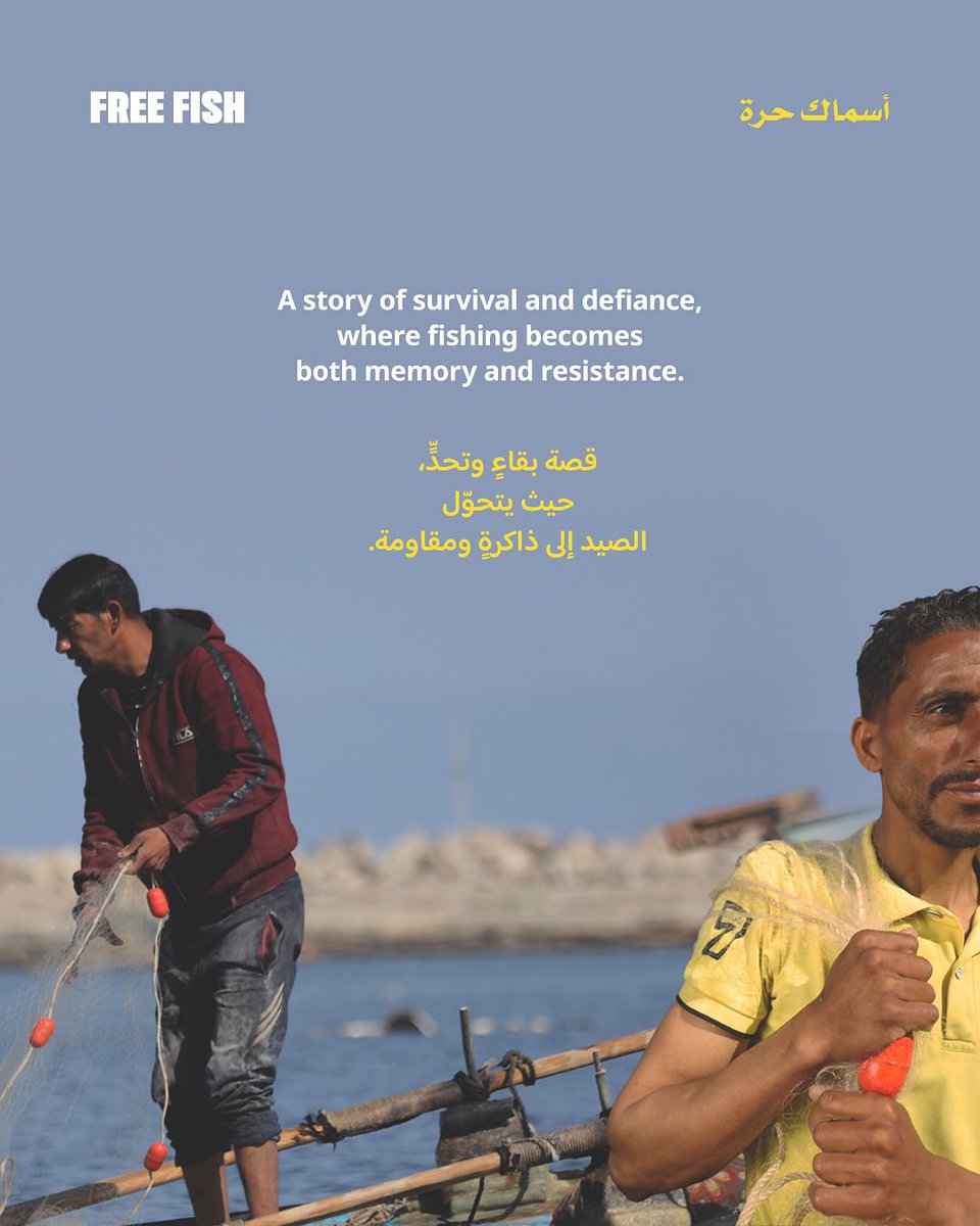 wizardbisan121's tweet image. Because in Gaza, even the sea is under siege. Fishing has become an act of defiance - and creation, an essential exercise of freedom.

#FreeFish #SFFILM #TRT #Documentary #Gaza

#Palestine #Resistance