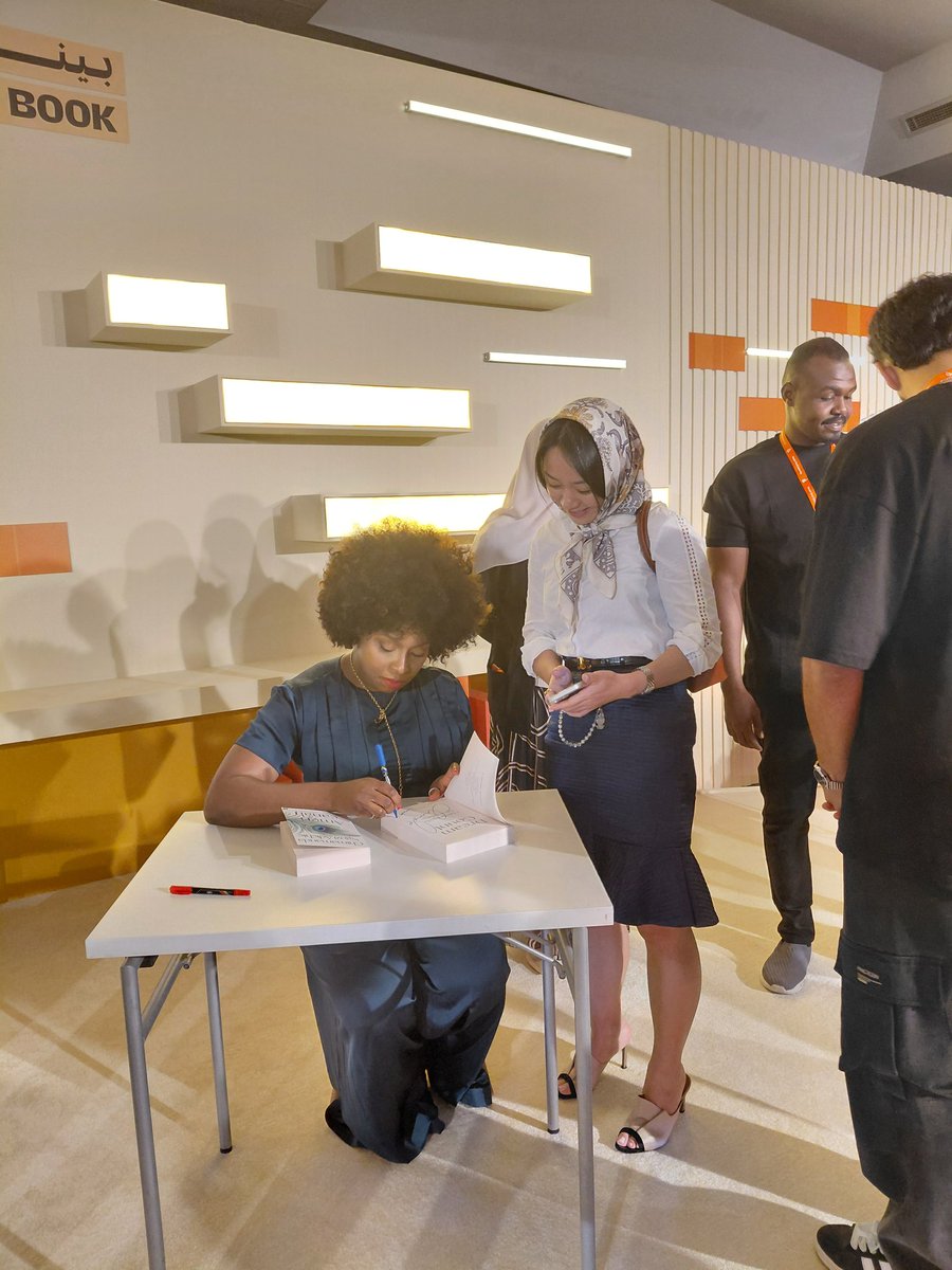 Really proud of this Nigerian icon, <a href="/ChimamandaReal/">Chimamanda Ngozi Adichie</a>. Still pulling a crowd all the way at Sharjah, UAE. What a star!  <a href="/eimasuen/">Eghosa Imasuen</a> <a href="/SharjahBookAuth/">Sharjah Book Authority</a> <a href="/channelsbooks/">Channels Book Club</a> <a href="/channelstv/">Channels Television</a>