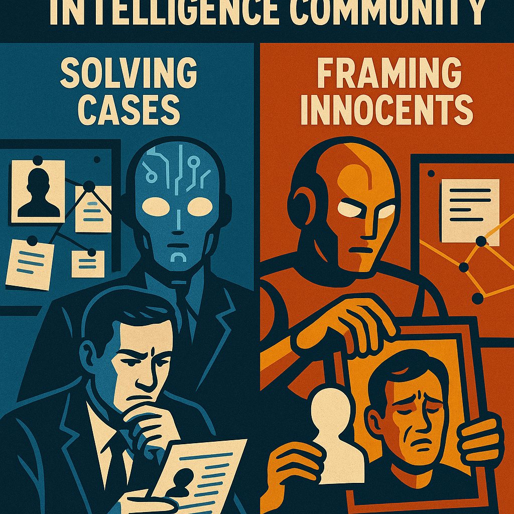 TonySeruga's tweet image. AI&apos;s Dual Role in the Intelligence Community: Solving Cases vs. Framing Innocents

Artificial intelligence has become a powerful tool for intelligence and law enforcement agencies, enabling rapid analysis of vast datasets to crack complex cases. 

However, the same…
