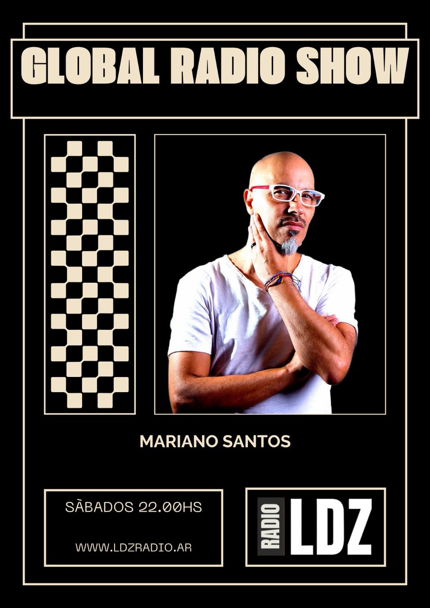 LDZRadio's tweet photo. Sábado en LDZ Radio #GREATESTHITS (18.00hs) #GLOBALRADIOSHOW (22.00hs) #ELECTROSHOCK (00.00hs)
@djalemontero @MarianoSantosDJ
@djmartingianasi https://t.co/ezxZCN95z3 https://t.co/cOq3MG2cRF