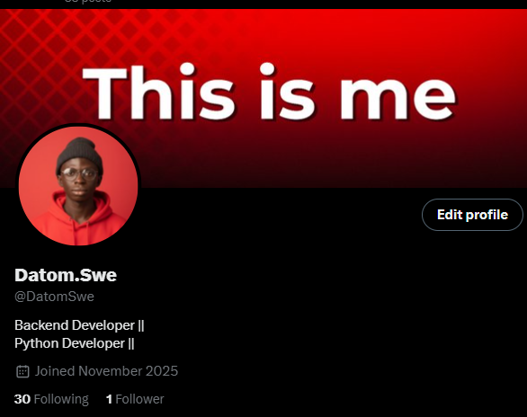 DatomSwe's tweet image. Celebrating my First Follower 🥳🥳

JoshNFT @Joshua01841468